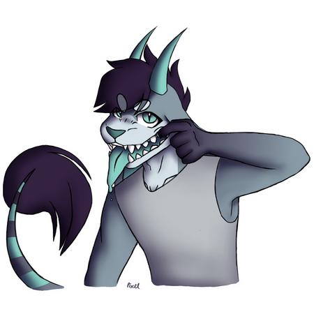 Cosmic by @pixxilatedwolf